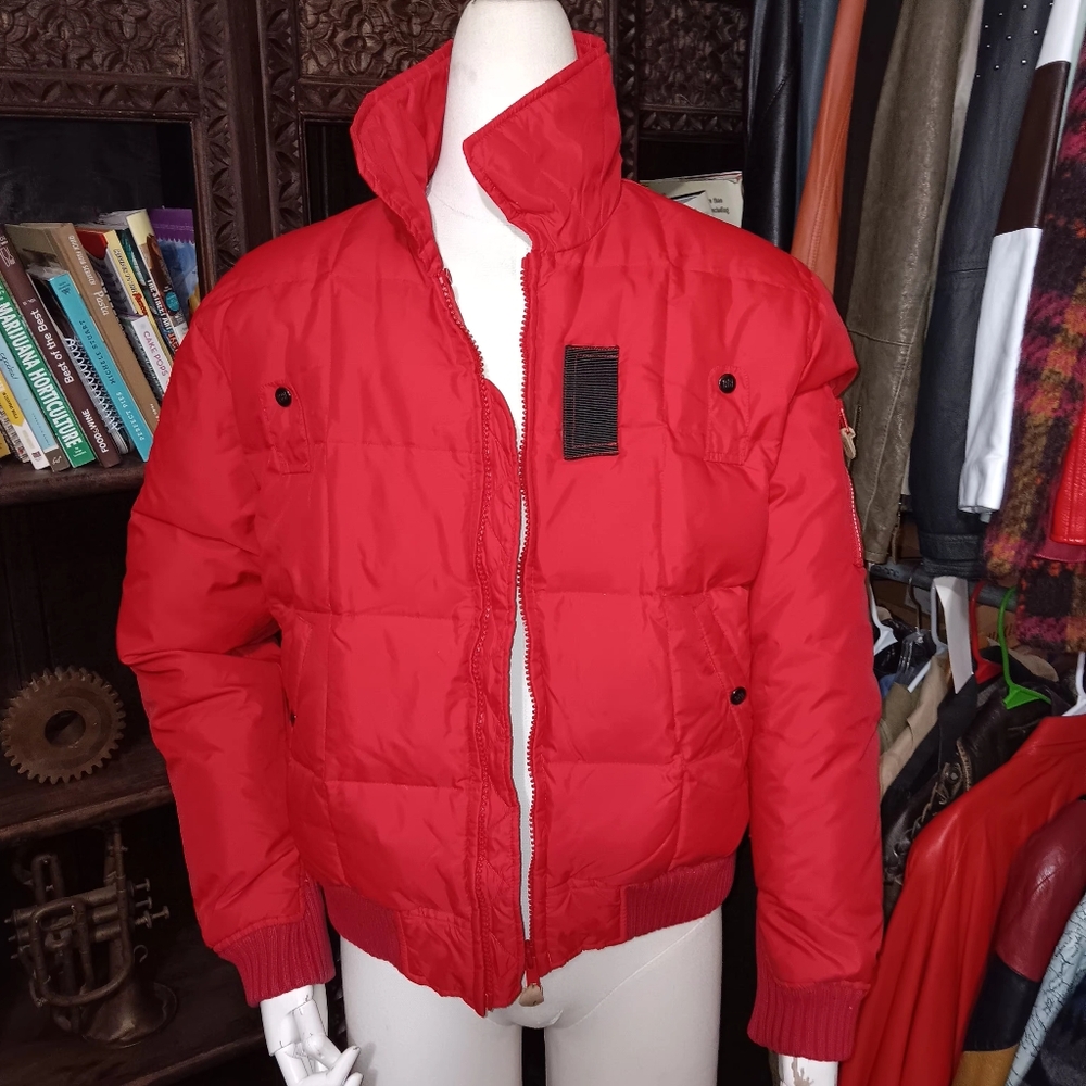 Bomb boogie vintage down bomber jacket